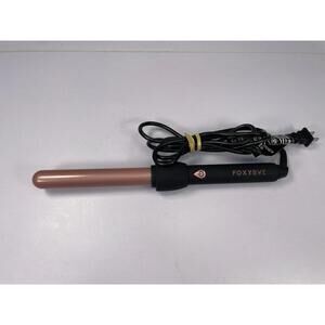 FoxyBae 1” Curling Wand BLK-25CRL Ceramic Hair Curler Tested Works